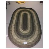 Vintage oval rug