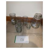 Goose canister and glasses