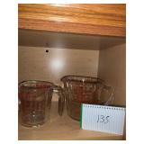 2 Pyrex measuring cups