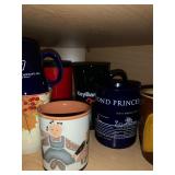 2 Shelves of Coffee mugs