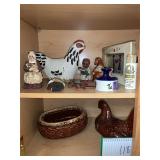 Rooster decor and figures