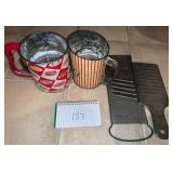 Vintage Cooking Utensils, Flour Sifters