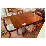 Beautiful Duncan Phyfe Syle Dining Table