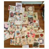 Vintage lot of holiday cards