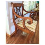 Single Lyre Back Arm Chair