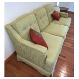 Vintage Light Green Couch