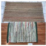 2 clean vintage rugs
