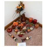 Autumn Decor and candles