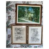 3 Williamsburg Virginia Prints