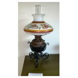 Vintage electrified lamp