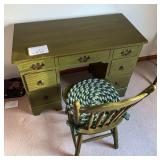 Painted Desk and Chair