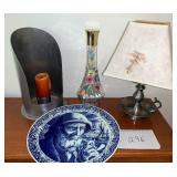 Candle Holder, Lamp, Decanter