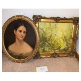 2 prints with old style new frames