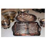 Plated and brass decor