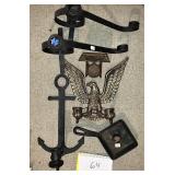 Eagle and anchor candle holders and more