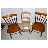 3 vintage chairs