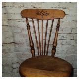 Antique Chair with Rotating Seat