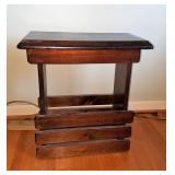 End Table Magazine Stand