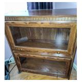 Storage Shelf with Glass Doors