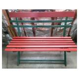 Fold Up Vintage Bench