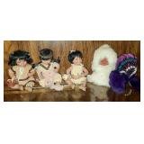 Porcelain Native American Dolls