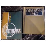 Kensington HS Compass Yearbooks 1966 &1967