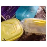 New Tupperware and Others + Unopened Napkins