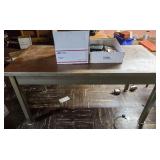 Metal Work Table - Matches earlier Lot Metal Desk