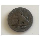 1887 Belgium Coin