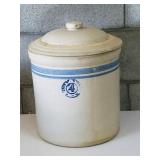 Vintage #4 Crock with Lid
