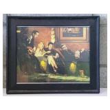 Classic 'Interlude Party' print-framed