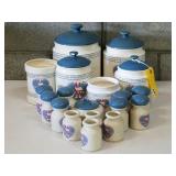 Vintage Country Kitchen Canisters