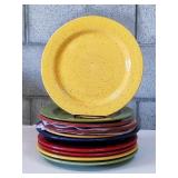 Colorful Plates-Pfaltzgraff and other makers