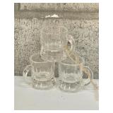 3 Mini Beer Mug Shot Glasses
