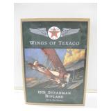 NIOB Die Cast Texaco Stearman Biplane Model