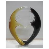 10"x 13" Decorative Glass Figure Base Has Chip 10"x 13" Decorative Glass Figure Base Has Chip