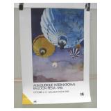 21"x 28.75" 1986 Balloon Fiesta Poster 21"x 28.75" 1986 Balloon Fiesta Poster