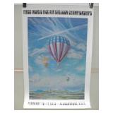 23"x 35" 1979 Balloon Fiesta Poster See Info 23"x 35" 1979 Balloon Fiesta Poster See Info