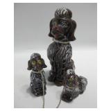 6" Tall Vtg Artmark Ceramic Poodles 6" Tall Vtg Artmark Ceramic Poodles