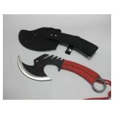 12" Zombie Killer Axe In Sheath