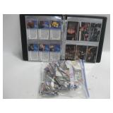 Binder Star Trek Cards W/Bag Of Super Hero Cards