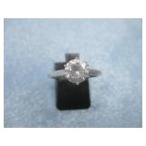 Sterling Silver & CZ Ring - Hallmarked