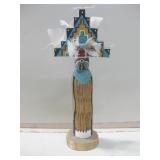 13" Wood Signed Carved Painted Kachina 13" Wood Signed Carved Painted Kachina