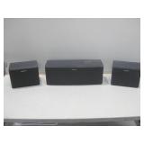 Three Piece Sony Speaker System Untested Three Piece Sony Speaker System Untested