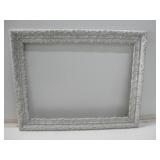 19"x 15" Antique Wood Picture Frame W/Some Loss