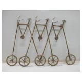 27"x 19" Metal Bicycle Wall Art Missing Piece