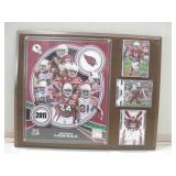 15"x 12" Arizona Cardinals Football Plaque 15"x 12" Arizona Cardinals Football Plaque