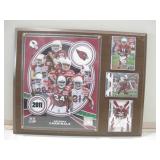 15"x 12" Arizona Cardinals Football Plaque