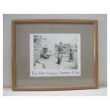 21.5"x 17.5" Framed Taos NM Native Print 21.5"x 17.5" Framed Taos NM Native Print