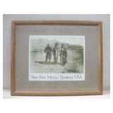21.5"x 17.5" Framed Taos NM Native Print 21.5"x 17.5" Framed Taos NM Native Print